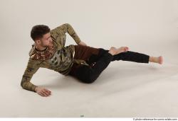 Man Adult Athletic White Moving poses Casual Dance